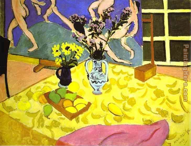 Still Life with La Danse painting - Henri Matisse Still Life with La Danse art painting